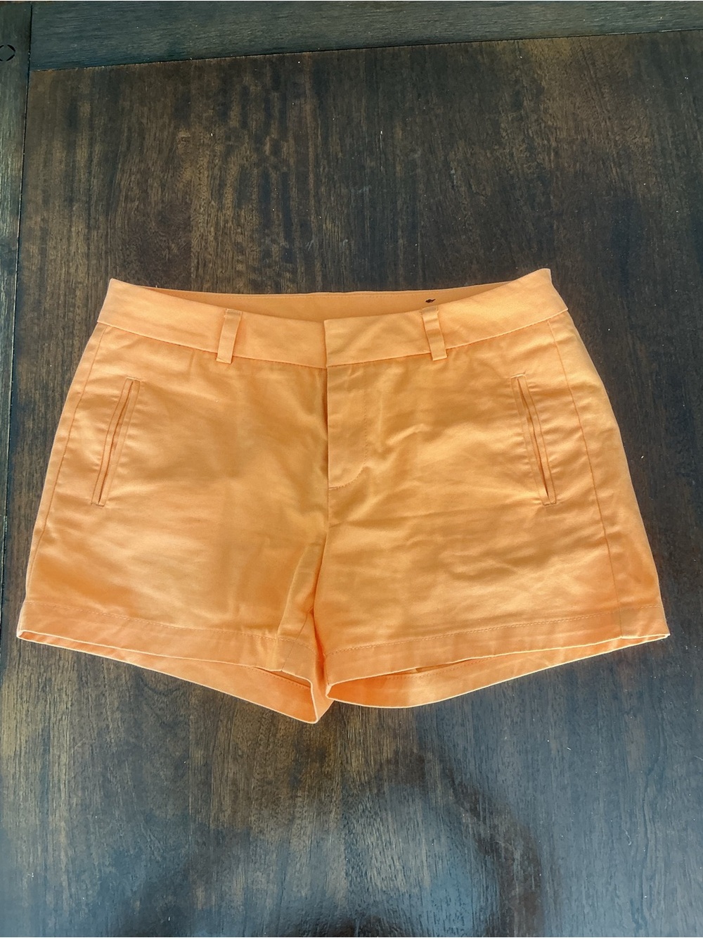 STYLUS Orange High-Waist Casual Shorts
